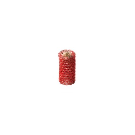Bigodino rete 30mm/35mm rosso 12 pz